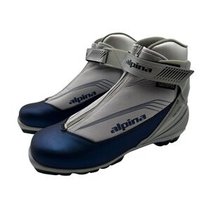 Alpina TR 50L Indigo Nordic‎ Cross Country Ski Boots Size Mens US 9.5 Womens 11